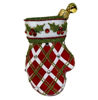 Merry Mittens (Plaid) Ornament by JingleNog