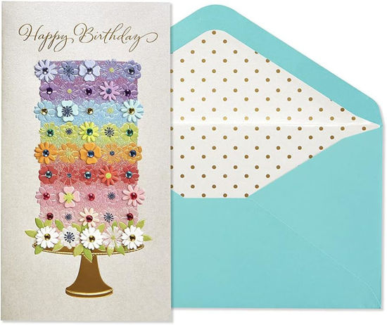 Tiered Flower Cake Card by Niquea.D