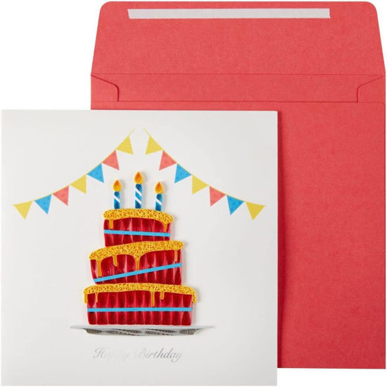 Red Cake Quilling Card by Niquea.D