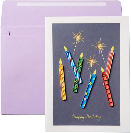 Candles & Sparklers Quilling Card by Niquea.D