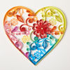 Rainbow Heart Quilling Card by Niquea.D