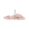 Rose Dragon Bag Charm by Jellycat