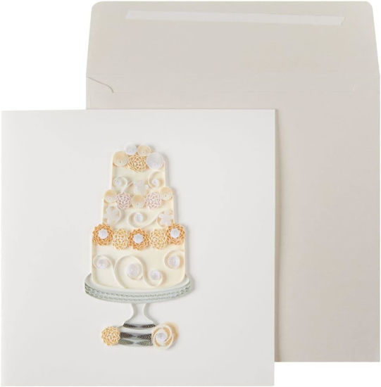 Wedding Cake Quilling Card by Niquea.D