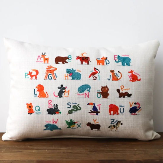 ABC Animal Pillow by Little Birdie