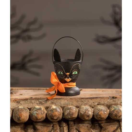 Black Cat Egg Cup by Bethany Lowe Designs