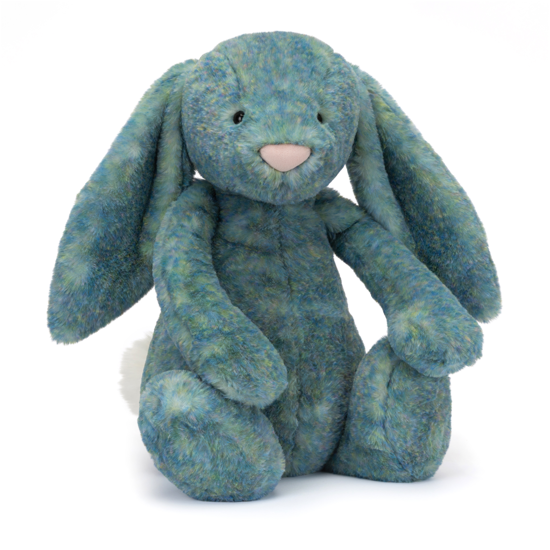 Luxe Bashful Azure Bunny (Huge) by Jellycat