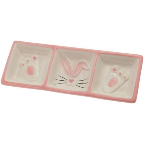 Silly Bunny Tri Part Plate by Boston International