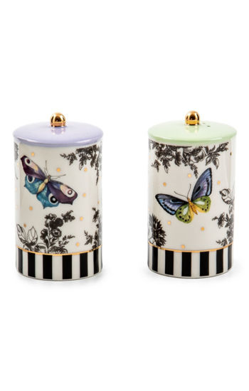Butterfly Toile Salt & Pepper Set by MacKenzie-Childs