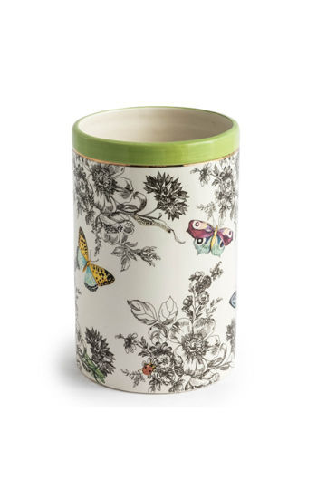 Butterfly Toile Vase - Short by MacKenzie-Childs