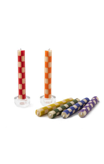 Mini Dinner Candles - Rainbow - Set of 6 by MacKenzie-Childs