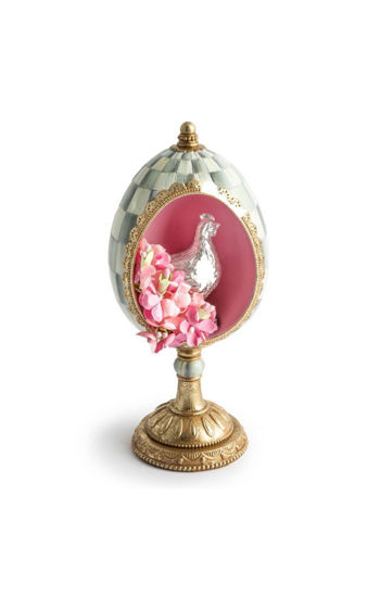Touch of Pink Chick Treasure Egg by MacKenzie-Childs