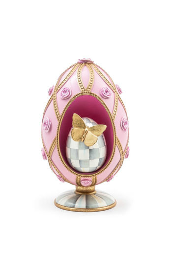 Touch of Pink Nesting Egg by MacKenzie-Childs