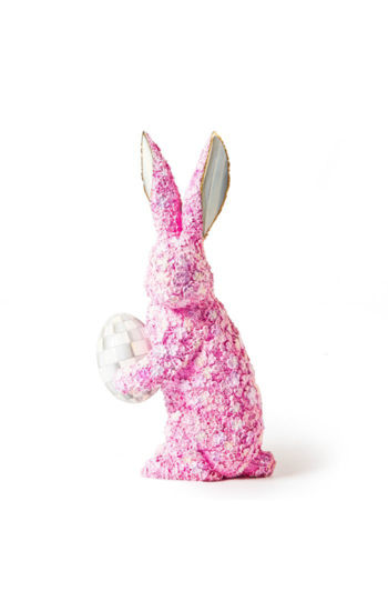 Touch of Pink Floral Bunny by MacKenzie-Childs