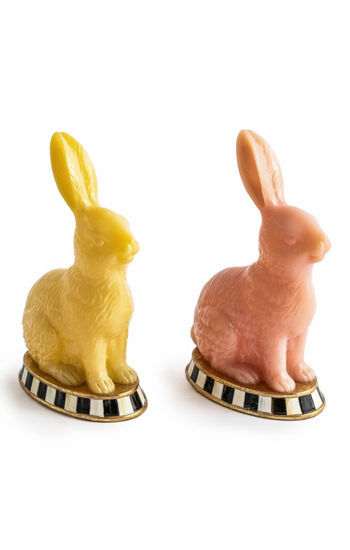 Milk Orange & Yellow Rabbits - Set of 2 by MacKenzie-Childs