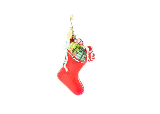 Stuffed Stocking Shaped Ornament by Happy Everything!™