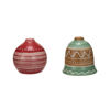 Ornament & Bell Salt/Pepper Shakers by Creative Co-op