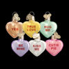 Conversation Heart Ornaments by Old World Christmas