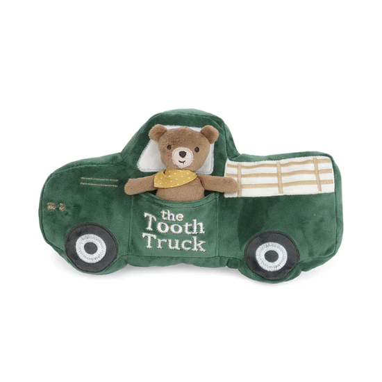 Tooth Truck Pillow & Teddy Bear Set by Mon Ami