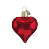 Shiny Red Heart Ornament by Old World Christmas