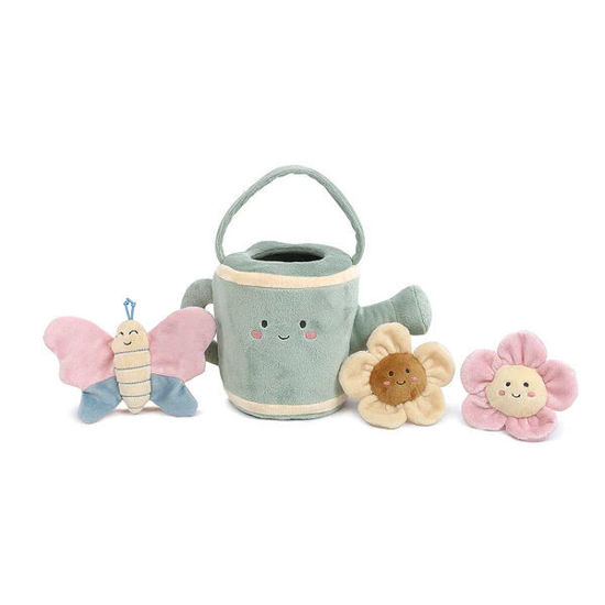 Spring Watering Can Plush Activity Toy Set by Mon Ami