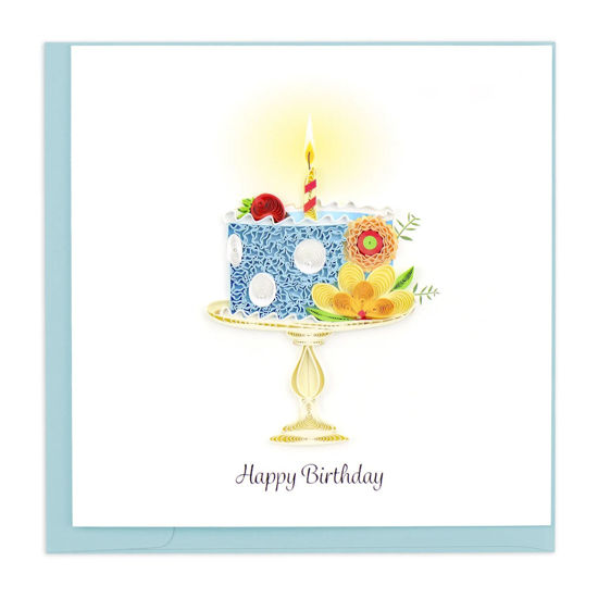 Cake on Stand Quilling Card by Quilling Card