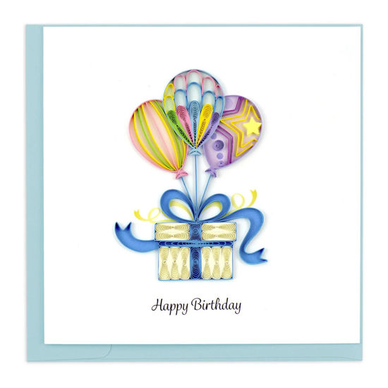 Balloon Surprise Quilling Card by Quilling Card