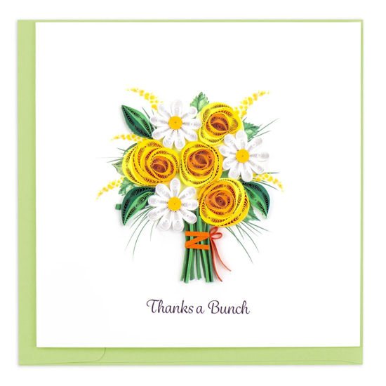 Thanks Flower Bunch Quilling Card by Quilling Card