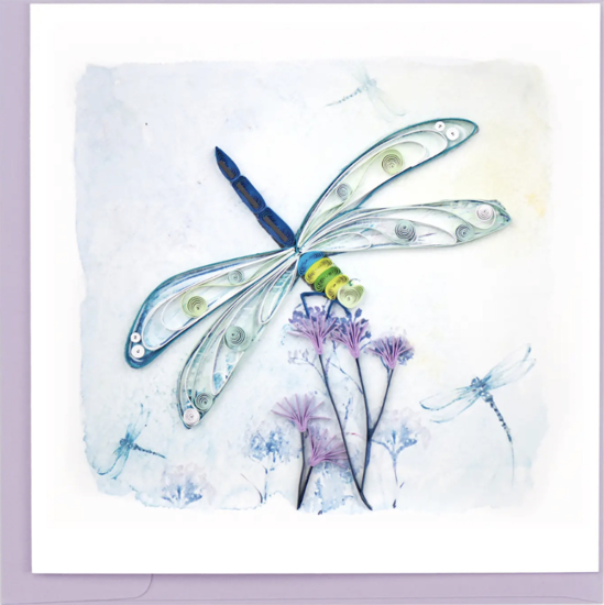 Emperor Dragonfly Quilling Card by Quilling Card