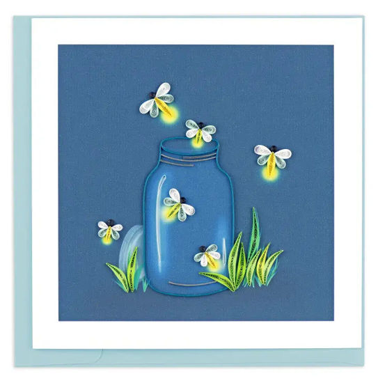 Fireflies Quilling Card by Quilling Card