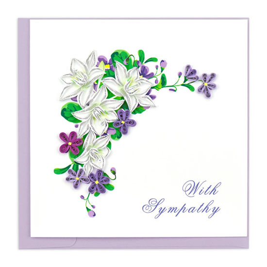 Lilies Quilling Card by Quilling Card