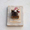 Sleeping Wool Felt Mouse Ornament - Hat & Stocking by Creative Co-op