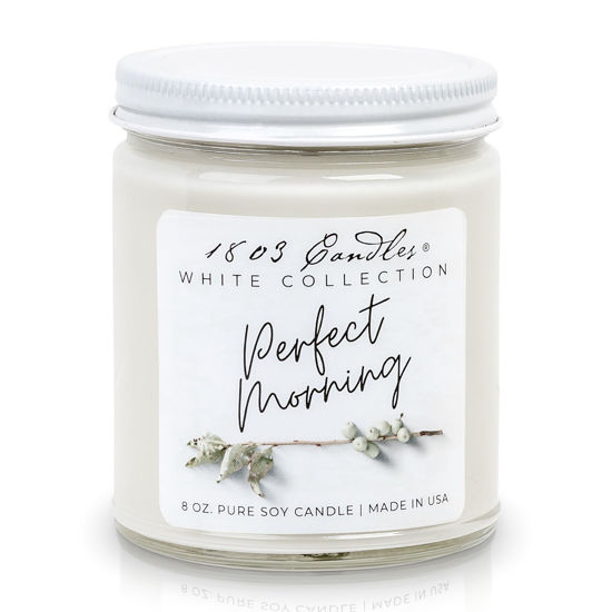 Perfect Morning Jar - White Collection by 1803 Candles