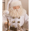 Winter Dressed Santa with Basket of Toys by Bethany Lowe