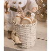 Winter Dressed Santa with Basket of Toys by Bethany Lowe