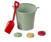 Beach Set - Shovel, Bucket and Shells by Maileg