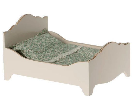 Wooden Bed, Mouse by Maileg