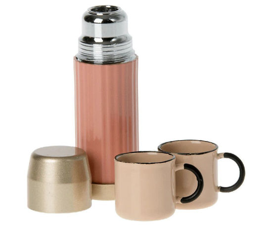 Thermos and Cups - Soft Coral by Maileg