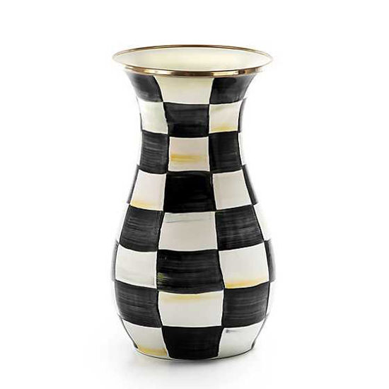 Courtly Check Tall Vase by MacKenzie-Childs