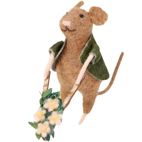 Gardening Mouse Critter by Primitives by Kathy