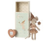 Tooth Fairy Mouse in Matchbox - Rose by Maileg