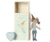 Tooth Fairy Mouse in Matchbox - Blue by Maileg