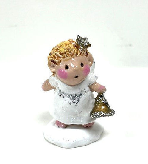 Angel with Bell Ev-1 (White Special) by Wee Forest Folk®