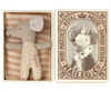 Sleepy/Wakey Baby Mouse in Matchbox - Rose by Maileg