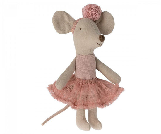 Ballerina Mouse, Little Sister - Rose by Maileg