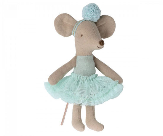Ballerina Mouse, Little Sister - Light Mint by Maileg