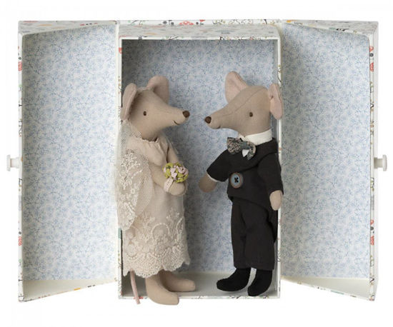 Wedding Mice Couple in Box by Maileg