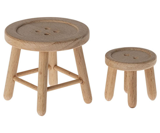 Table and Stool Set, Mouse by Maileg