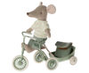 Tricycle Mouse, Big Brother Mint by Maileg