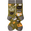 These Are My Cat Lady Socks by Primitives by Kathy