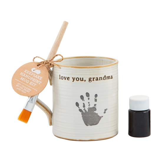 Grandma Handprint Mug by Mudpie